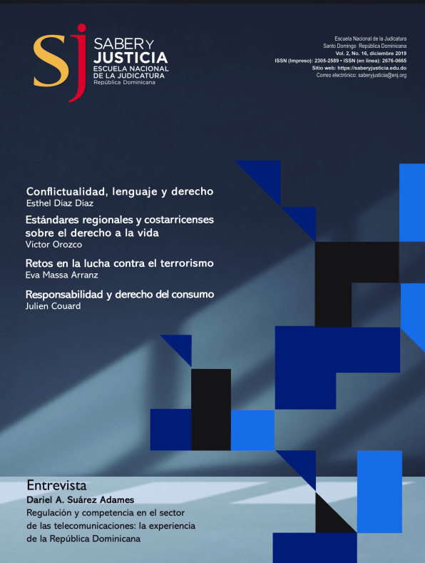 Portada revista Saber y Justicia  No. 16.